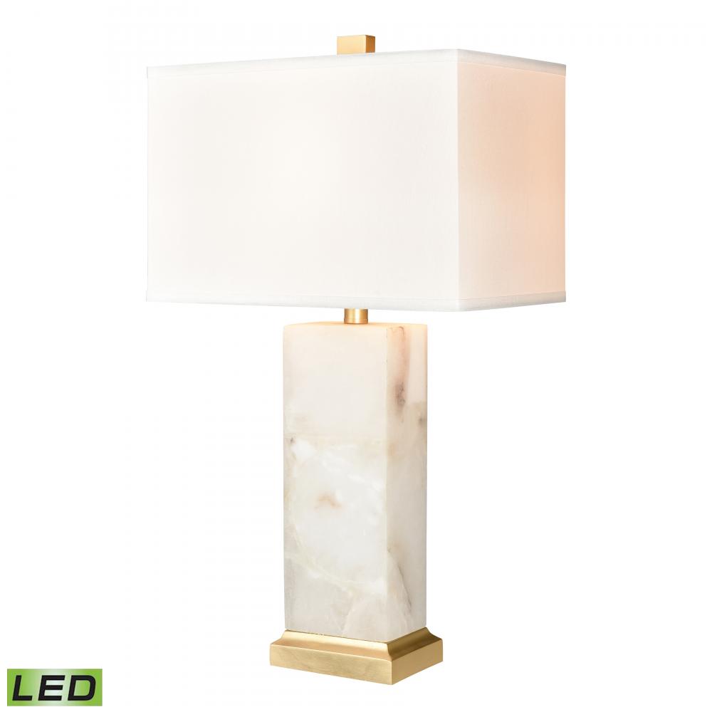 Helain 27'' High 1-Light Table Lamp - White - Includes LED Bulb