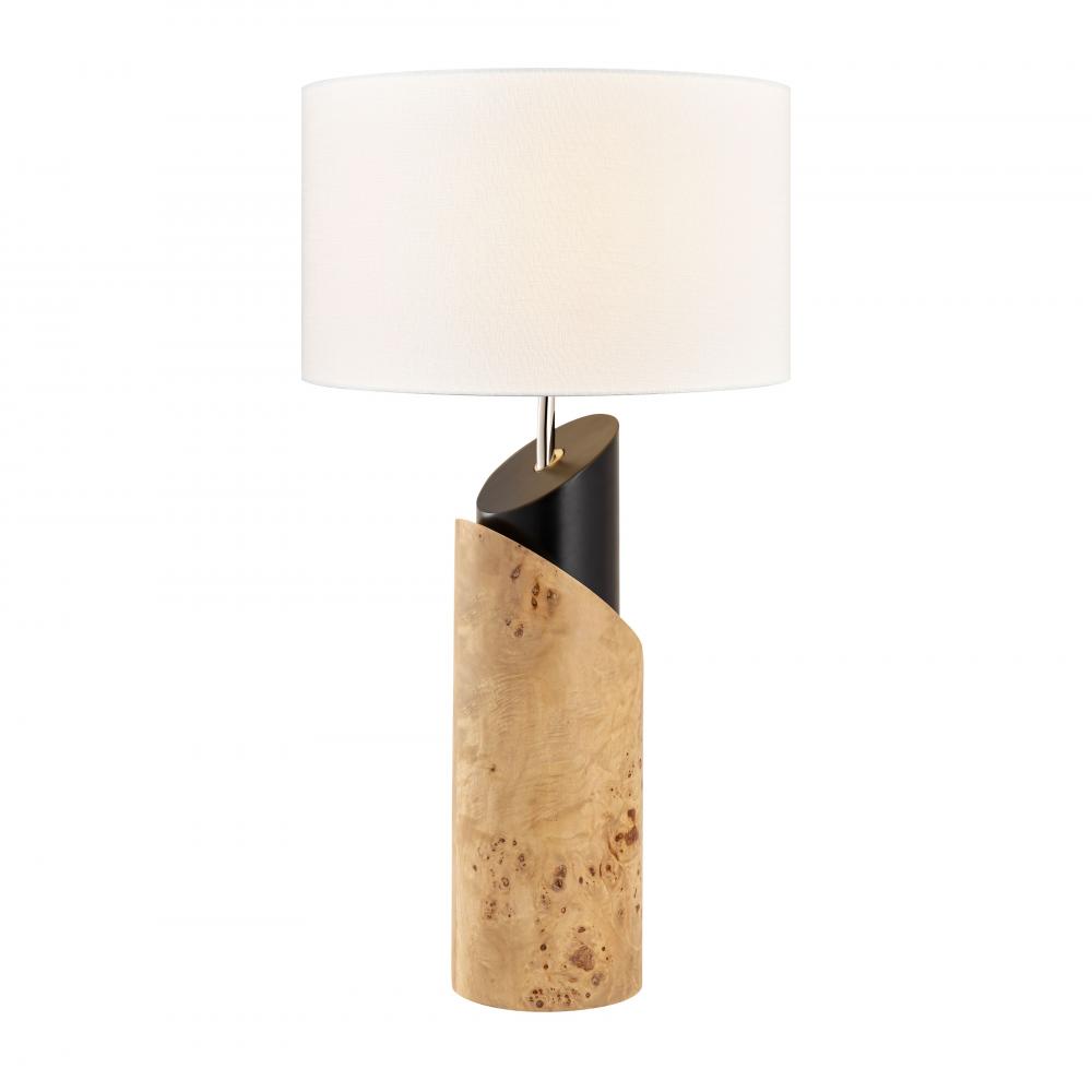 Kincaid 29.5'' High 1-Light Table Lamp - Natural Burl