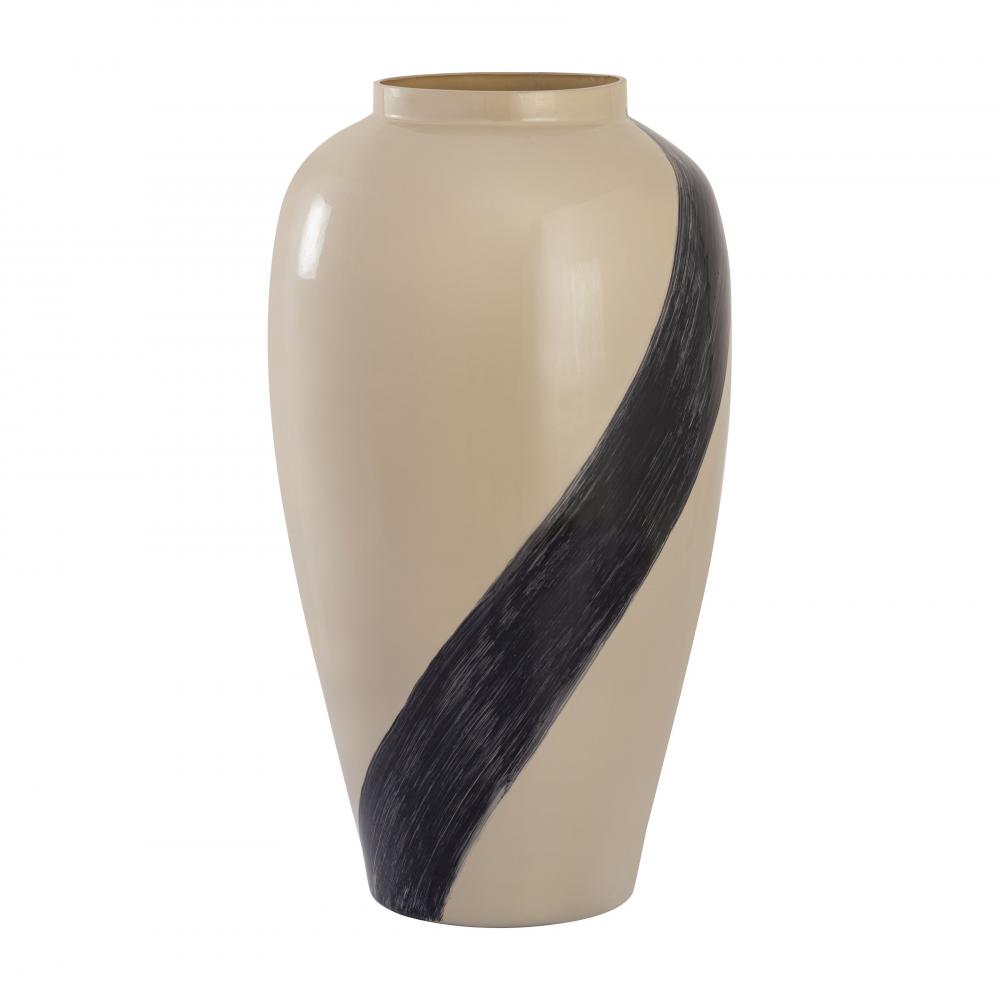 Brushstroke Vase - Small Cream
