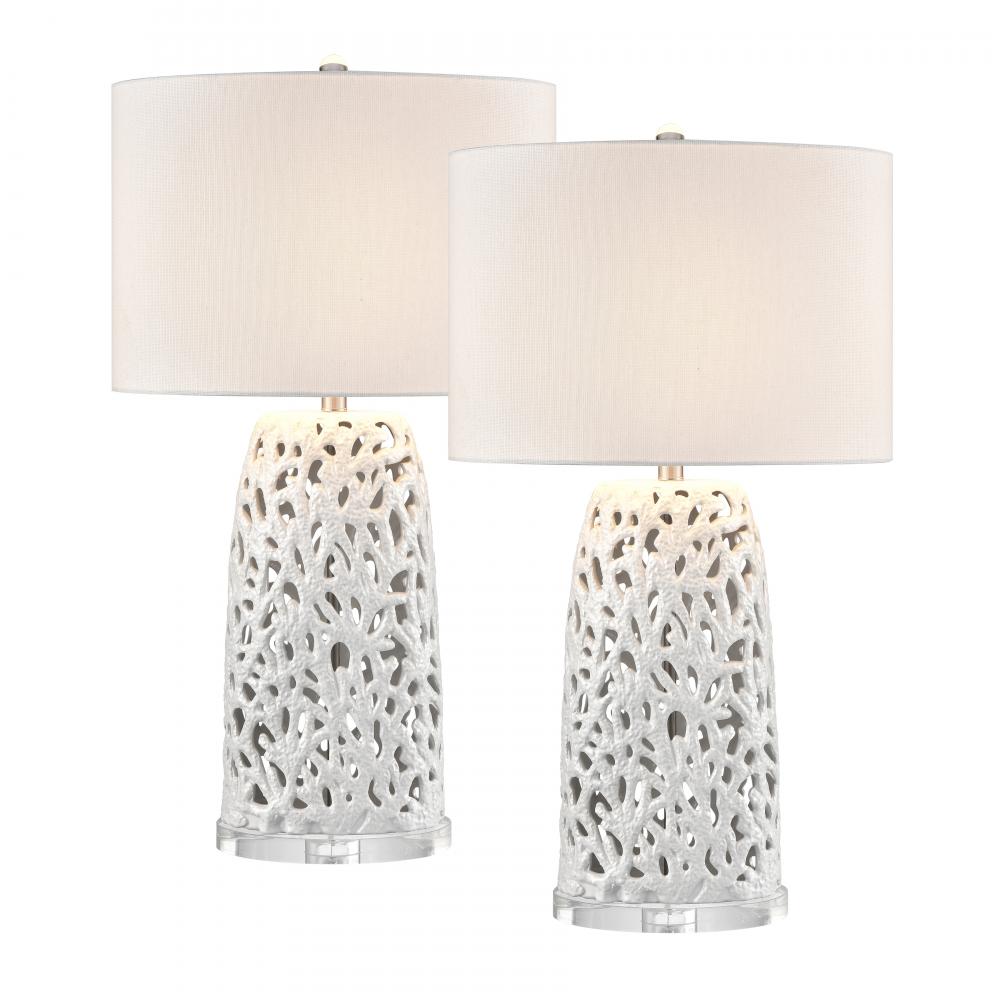 Bowen 31.5'' High 1-Light Table Lamp - Set of 2 White