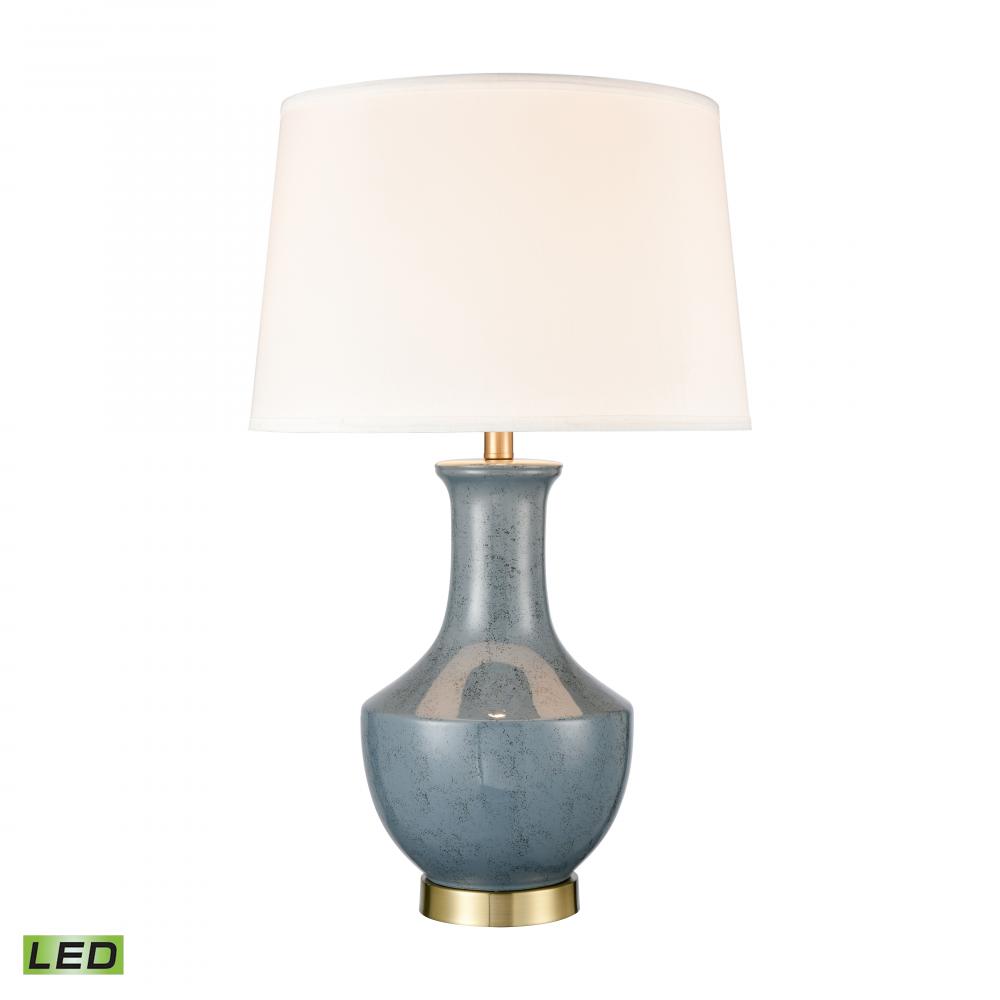 Nina Grove 28'' High 1-Light Table Lamp - Blue - Includes LED Bulb
