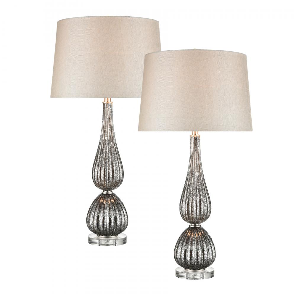Mariani Table Lamp - Set of 2 Silver