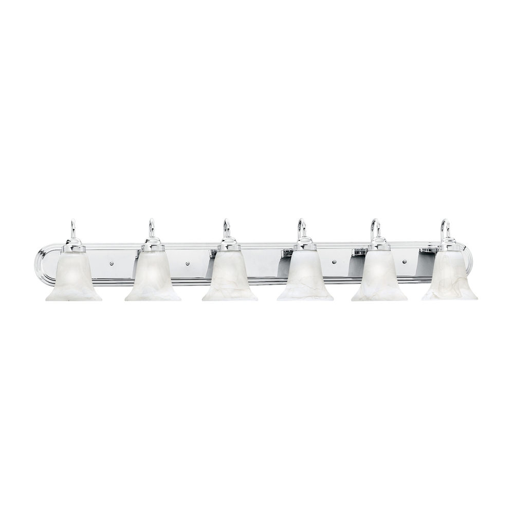 Thomas - Homestead 48'' Wide 6-Light Vanity Light - Chrome