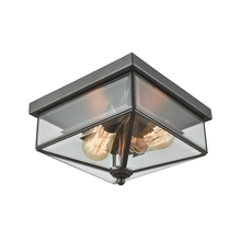ELK Home CE9202310 - Thomas - Lankford 10'' Wide 2-Light Outdoor Flush Mount - Oil Rubbed Bronze