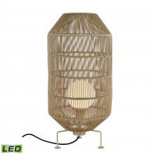 ELK Home D4622-LED - Corsica 32'' High 1-Light Outdoor Floor Lamp - Beige - Includes LED Bulb