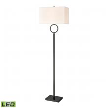 ELK Home H019-7224-LED - Staffa 62'' High 1-Light Floor Lamp - Matte Black - Includes LED Bulb