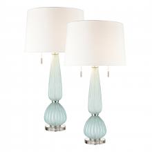 ELK Home S0019-8039/S2 - Mariani 34'' High 2-Light Table Lamp - Set of 2 Blue